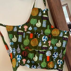 Marimekko Green and Orange Patterned Fabric